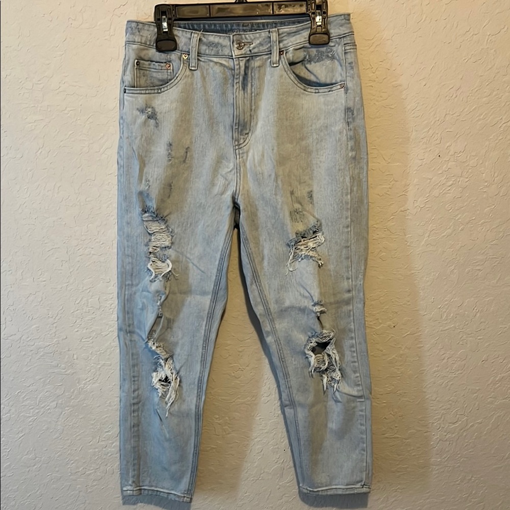 Wild Fable Blue Ankle Cropped Jeans